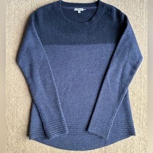 Toad&Co navy oversize wool sweater, women’s M